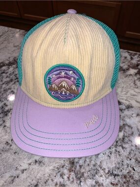 Beautiful Pistil Hat Cap Mountains & Mushrooms NEW